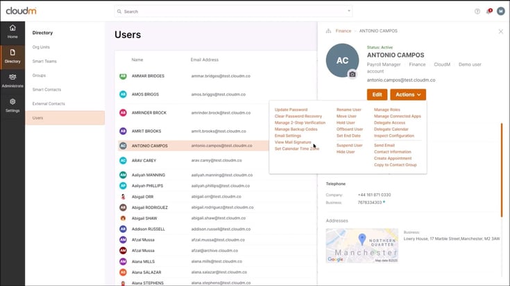 CloudM Platform Screenshot