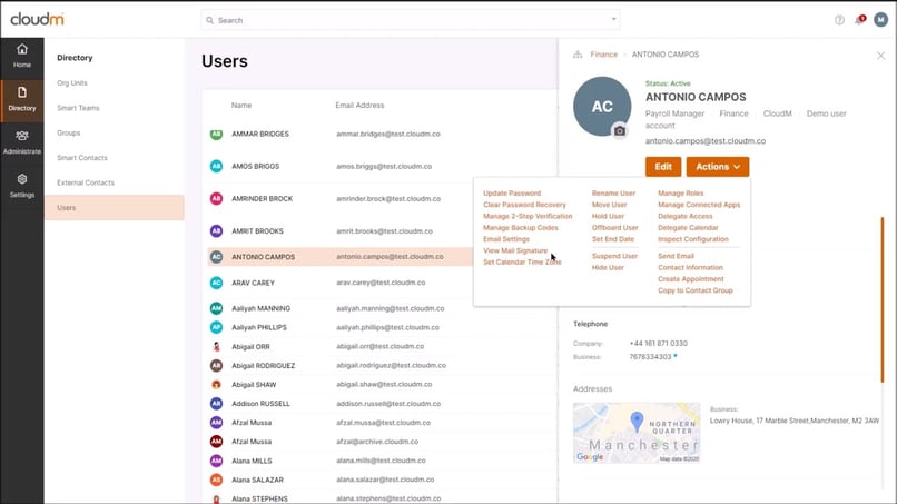 CloudM Platform Screenshot