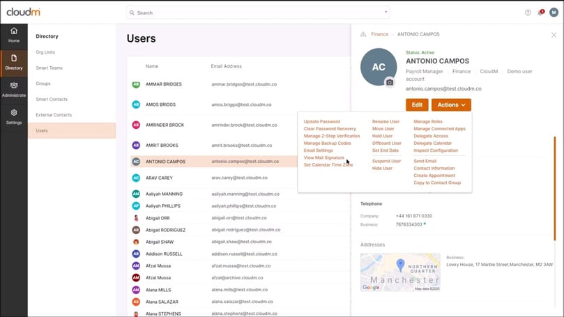 CloudM Platform Screenshot