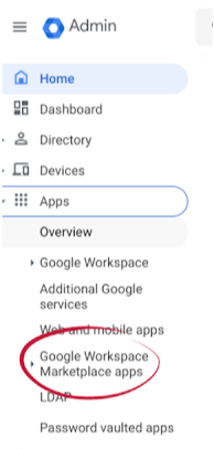 Google Workspace marketplace apps screenshot