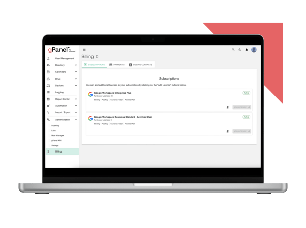 License Management Placeholder