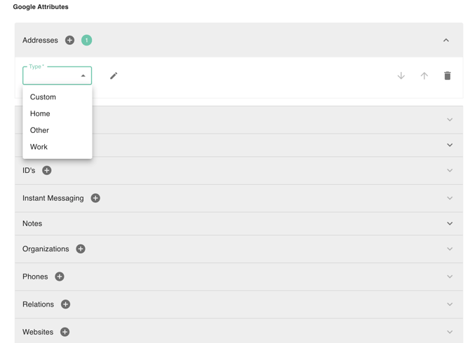 Screenshot from the gPanel platform demonstrating how to edit a field