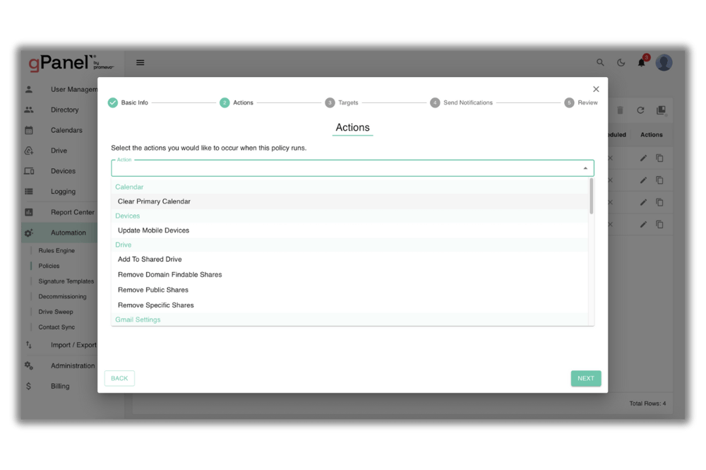 gPanel Automation 2
