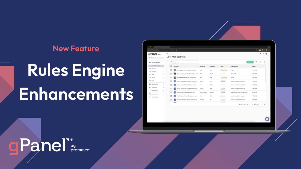 Cover image for gPanel Rules Enginge Enhancement Release Notes