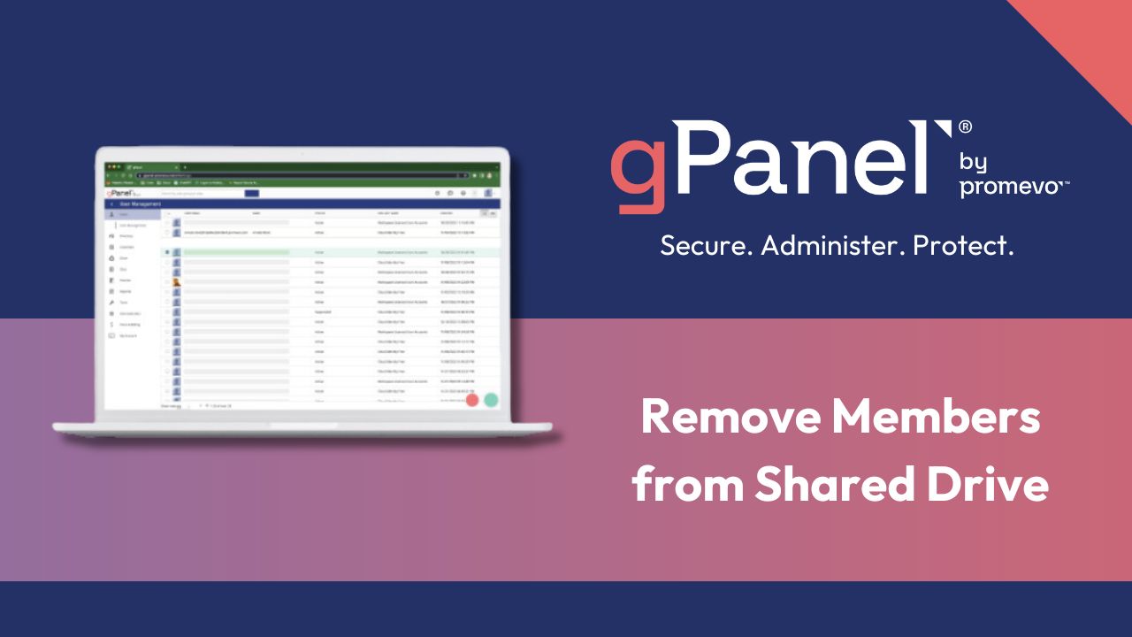 Remove Members from Shared Drive