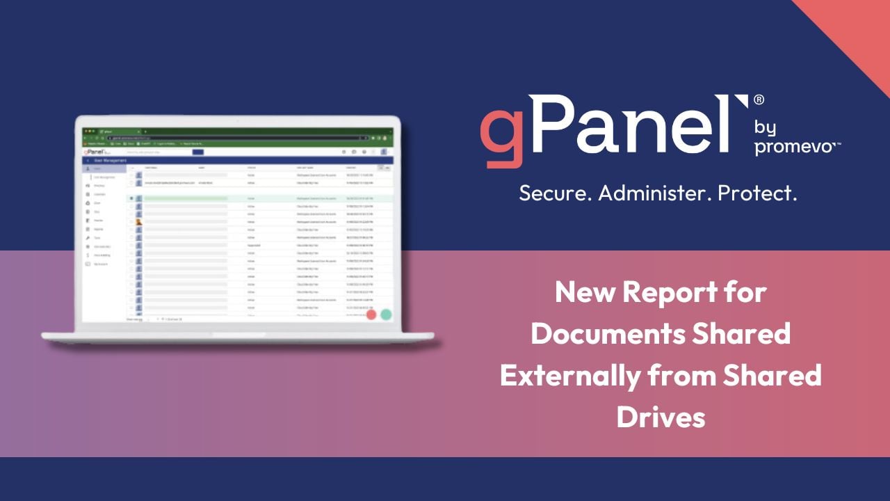 New Report for Documents Shared Externally from Shared Drives
