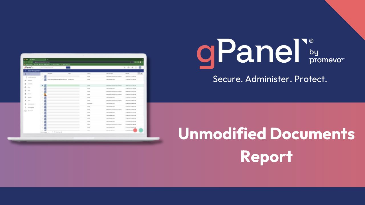 New Unmodified Documents Report