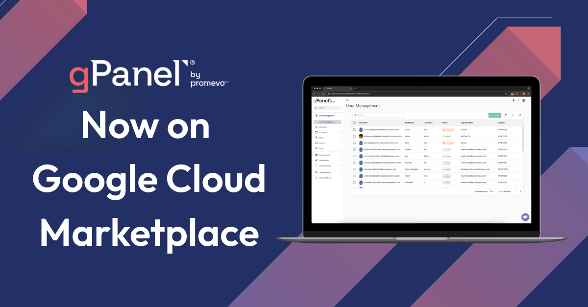 gPanel Enterprise Now Available on the Google Cloud Marketplace